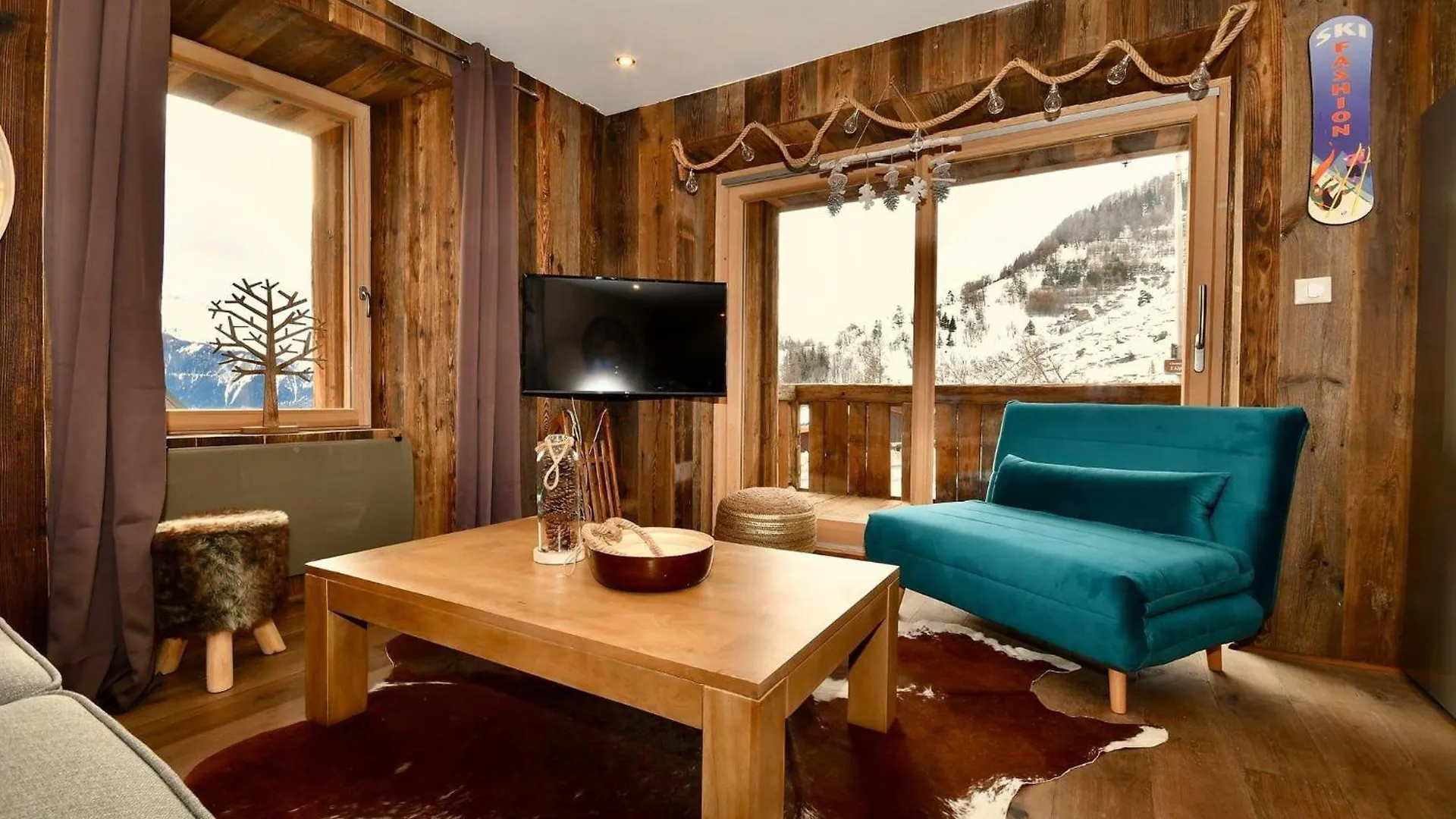 דירה Charming Appartment With Nice Balcony And Great View - Huez - Chalet K2