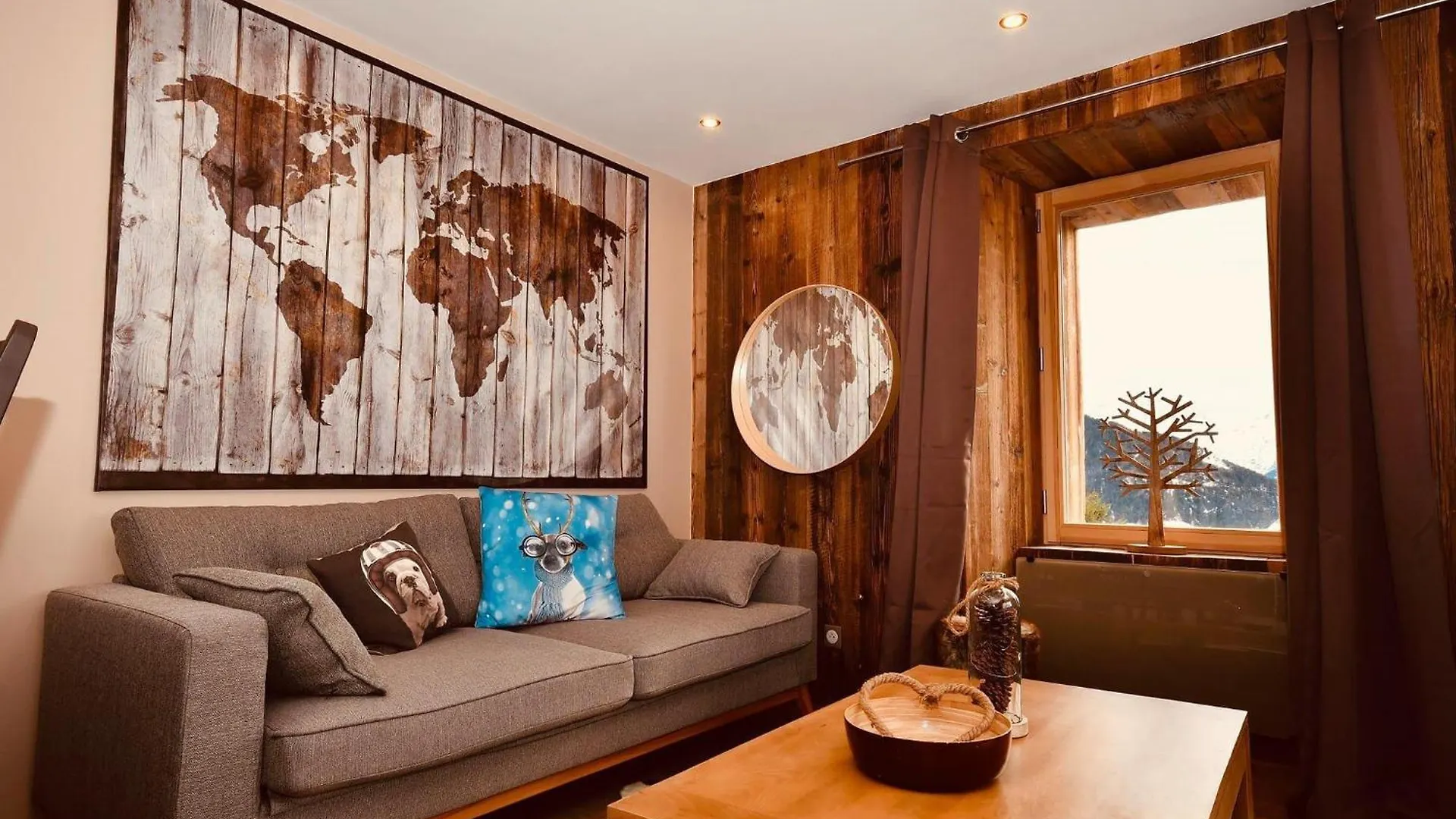Charming Appartment With Nice Balcony And Great View - Huez - Chalet K2 דירה